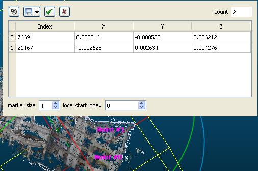 I want to save global coordinates of the picked points.