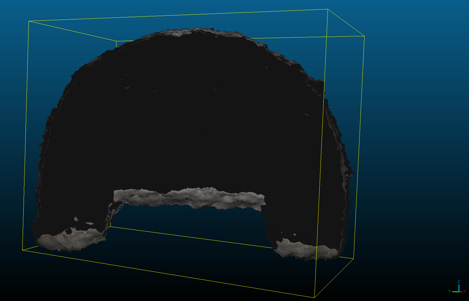 Computed normals in the front